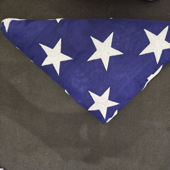 NEW VALLEY FORGE BEST 100% COTTON BUNTING AMERICAN FLAG - VETERAN CASKET 9.5'x5' - Picture 2 of 16